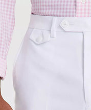 Tayion Mens Classic fit Dress Pants 32 / 32 White Solid