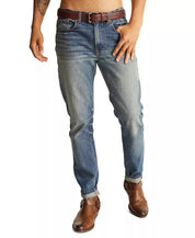 Frye Mens Slim Straight Distressed Jeans Brighton Blue 32 x 32