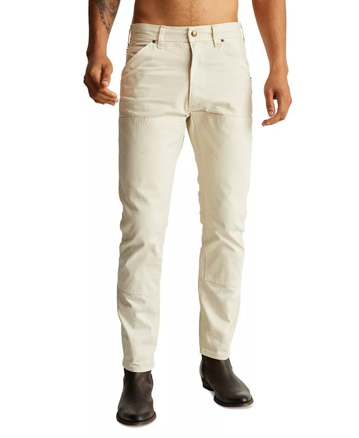 Frye Men's Cotton Five-Pocket Carpenter Pants 36 x 32 Off White Cream