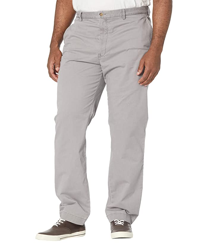Polo Ralph Lauren Men's Big & Tall Stretch Straight Fit Chino Pants Grey 42 x 36