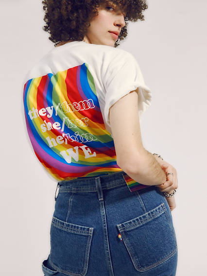 Levi's Premium Vintage Fit Graphic Tee White Medium