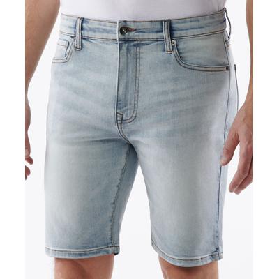 Lazer Mens Slim Fit Jean Denim Shorts Blue 38W