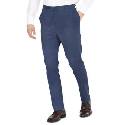 Dkny Mens Modern fit Dress Pants 40 / 34 Blue Stretch