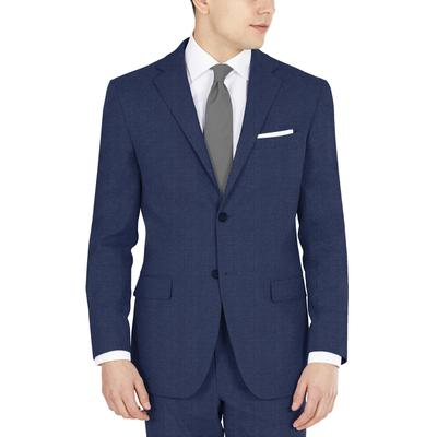 DKNY Mens Modern fit Suit Jacket Blazer 40 R Navy Blue Stretch