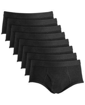 Club Room Mens Briefs 8 Pack Black Large