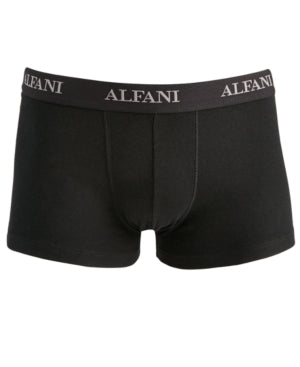 Alfani Men's Core Trunks 5 Pack Underwear Boxer Briefs Black Small