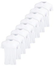 Club Room Men's Crewneck T Shirts 8 Pack White Small