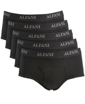 Alfani Mens 5 Pack Underwear Briefs Black Small