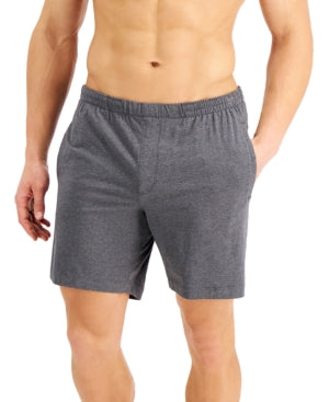 Alfani Mens Pajama Sleepwear Sleep Shorts Charcoal Grey Small