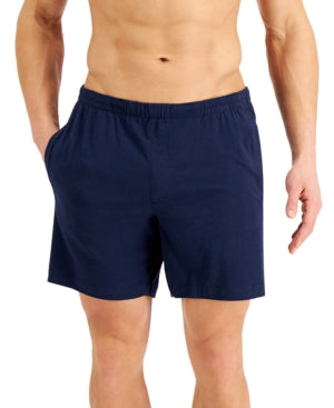 Alfani Men's Quick Dry Pajama Shorts Navy Blue Small