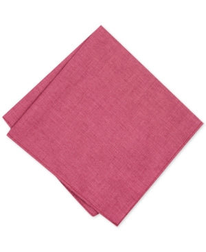 Bar Iii Men Regular fit Tie pocket square One Size Red Solid