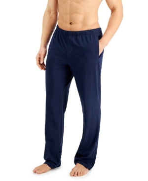 Alfani Men's Quickdry Pajama Pants Dark Blue Medium