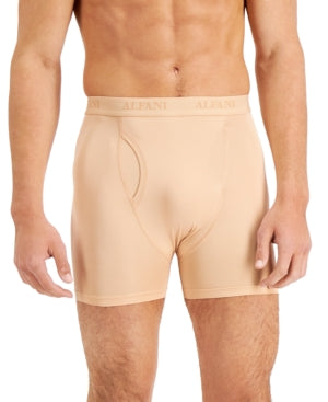 Alfani Men's Underwear Air Mesh Quick Dry Boxer Briefs Beige XL