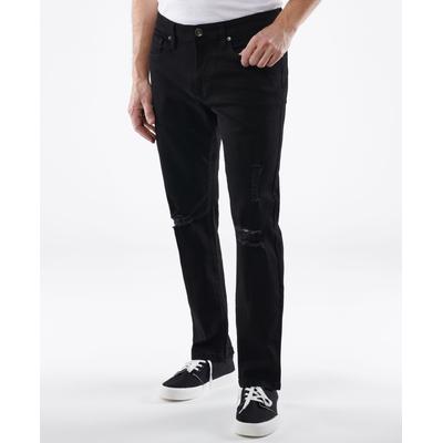 Lazer Men's Slim Fit Stretch Jeans Black 31 x 30