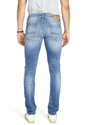Buffalo David Bitton Mens Slim fit Denim Jeans 38 / 34 Blue Solid Stretch