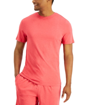 Club Room Mens Pajama T shirt Medium Red Medium