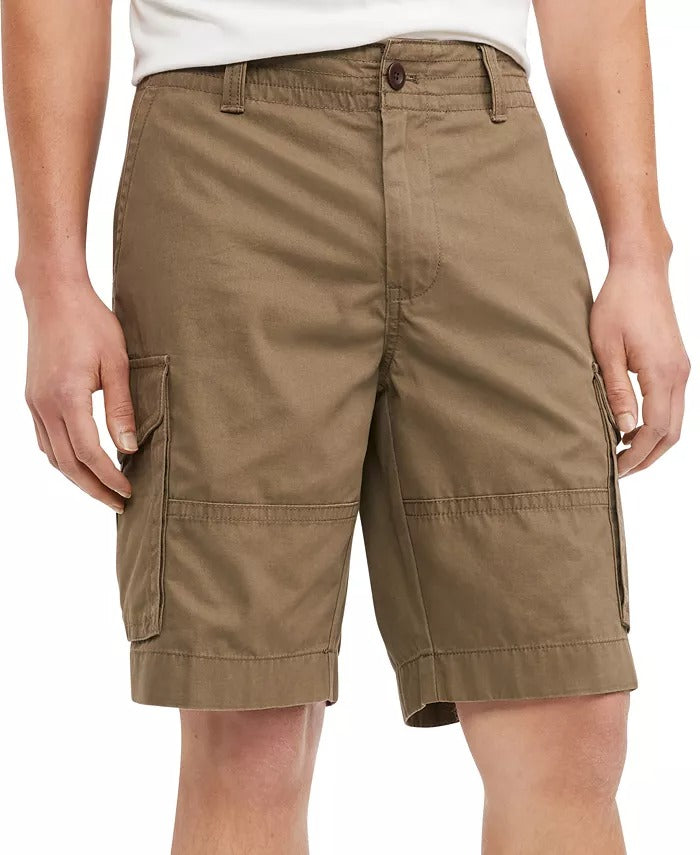 Tommy Hilfiger Mens Big Tall Faded Military Cargo Shorts Size 40 Tall  Brown