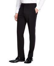Kenneth Cole Mens Slim fit 2 Piece Tuxedo Suit 48 R / 42 Waist Black Solid