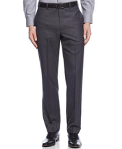 Calvin Klein Mens Slim fit Dress Pants 48 / 32 Charcoal Grey Solid Stretch