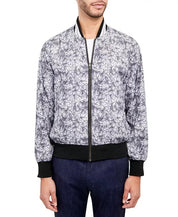 Society of Threads Men's Reversible Regular-Fit Jacket XXL Black / Paisley