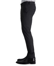 Kenneth Cole Mens Skinny fit Dress Pants 38 / 32 Charcoal Grey Solid Stretch