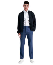 Kenneth Cole Mens Slim fit Dress Pants 40 / 32 Navy  Blue Solid