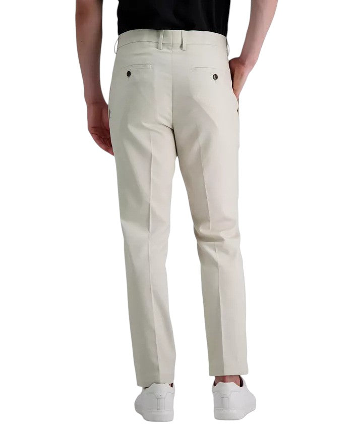 Kenneth Cole Mens Slim fit Dress Pants 31 / 30 Beige Solid