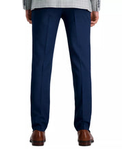 Haggar Mens Premium Slim Fit Flat Front Dress Pants Blue 32 x 34