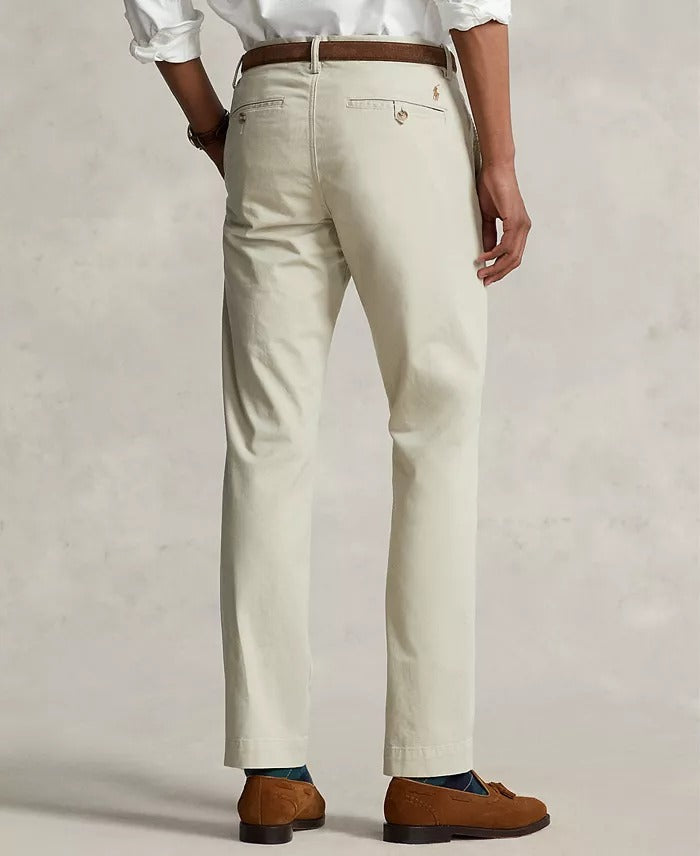 Polo Ralph Lauren Men's Straight Fit Stretch Chino Pants Beige 32 x 30