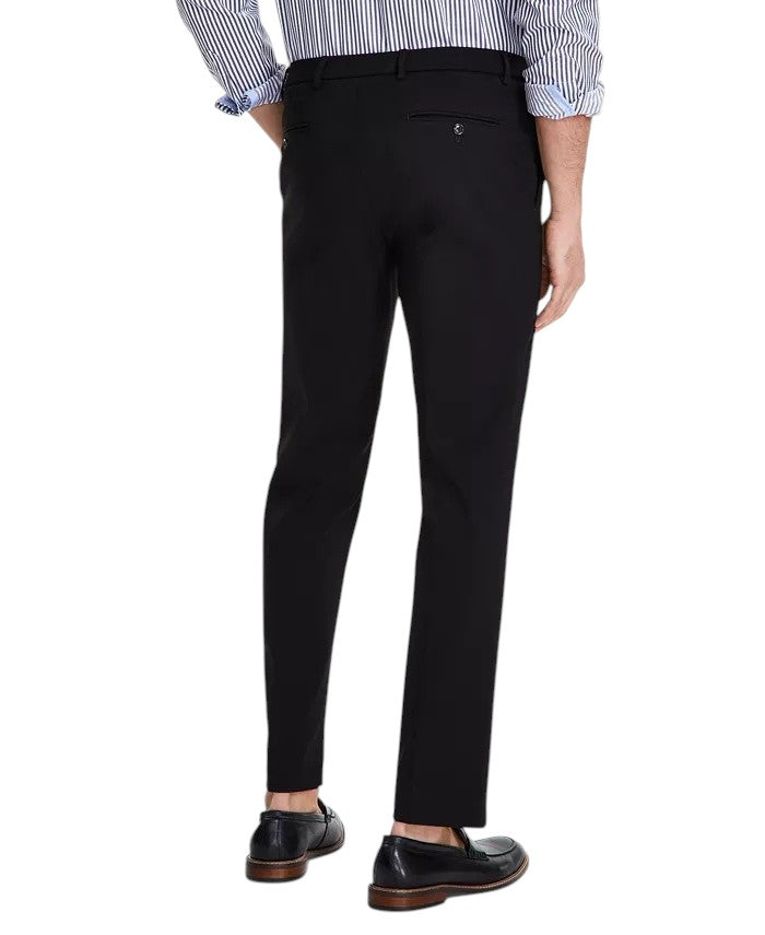 Tommy Hilfiger Mens Modern fit Dress Pants 33 / 32 Black Solid Stretch