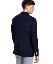 Tommy Hilfiger Mens Modern fit Sport Coat Blazer 48 R Navy Blue Solid Stretch