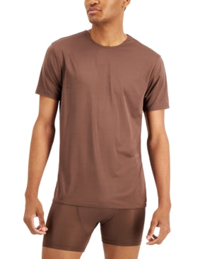 Alfani Mens Air Mesh T-Shirt Dark Brown XXL