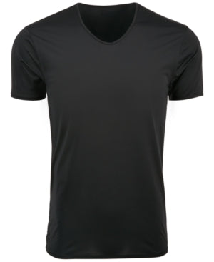 Alfani Men's Air Mesh Vneck Undershirt Black Medium