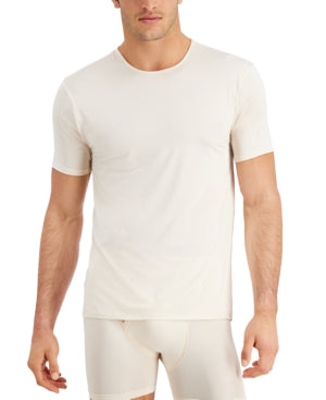 Alfani Men's Air Mesh T Shirt XXL 2XL Beige Natural Polyester Undershirt