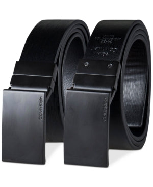 Calvin Klein Mens 35 mm Plaque Reversible Belt Black XL 42 - 44