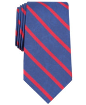 Club Room Mens Stripe Neck Tie BLUE/RED