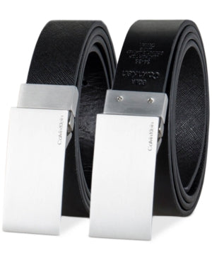 Calvin Klein Mens 35 mm Plaque Reversible Belt Black XL 42 - 44