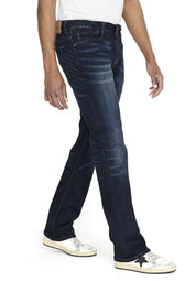 Buffalo David Bitton Men's Boot King Slim Stretch Jeans Dark Blue 32 x 30
