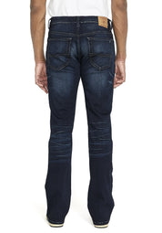 Buffalo David Bitton Men's Boot King Slim Stretch Jeans Dark Blue 32 x 30
