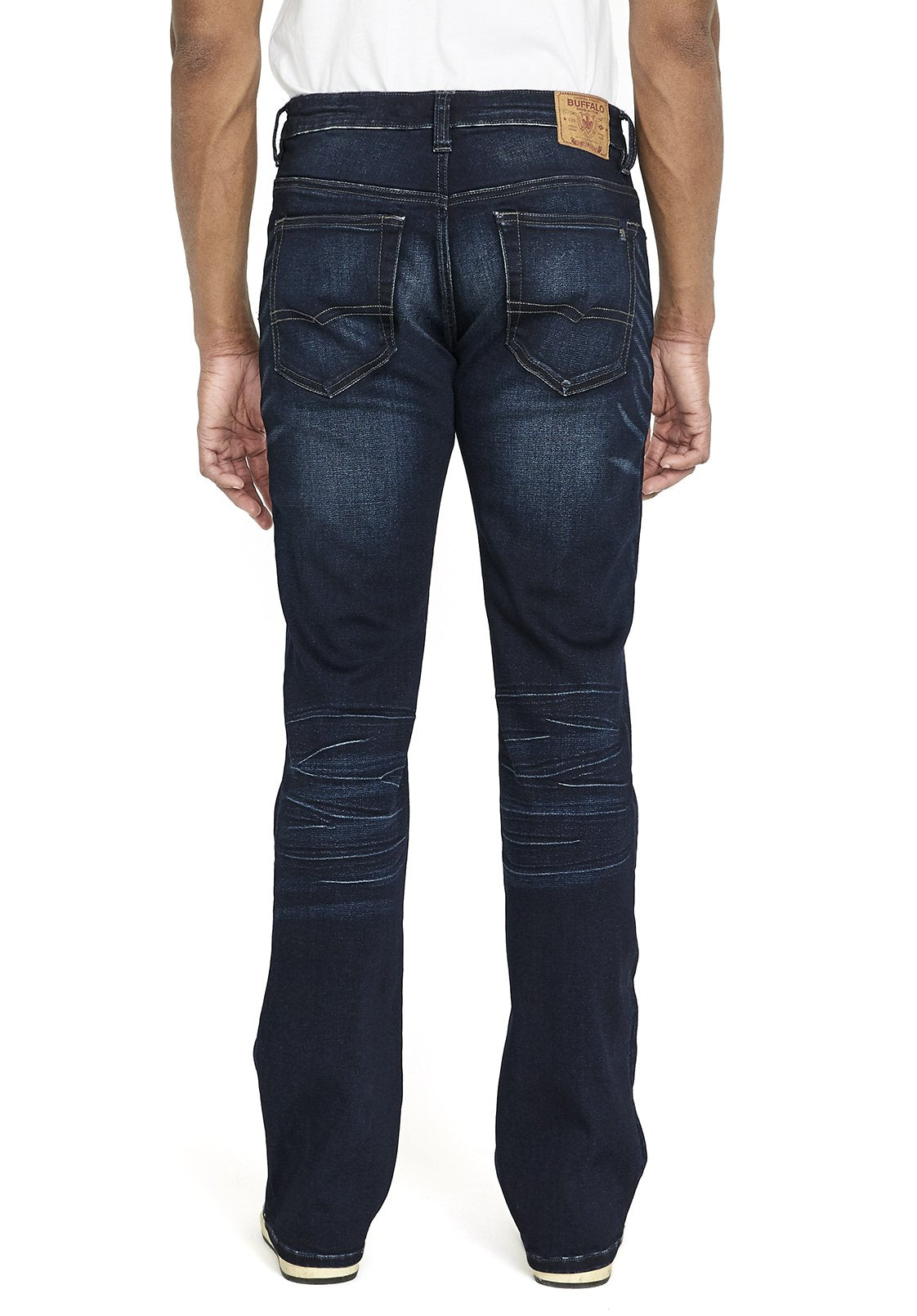 Buffalo David Bitton Mens Boo Whiskered and Sanded Jeans Blue 40 x 34