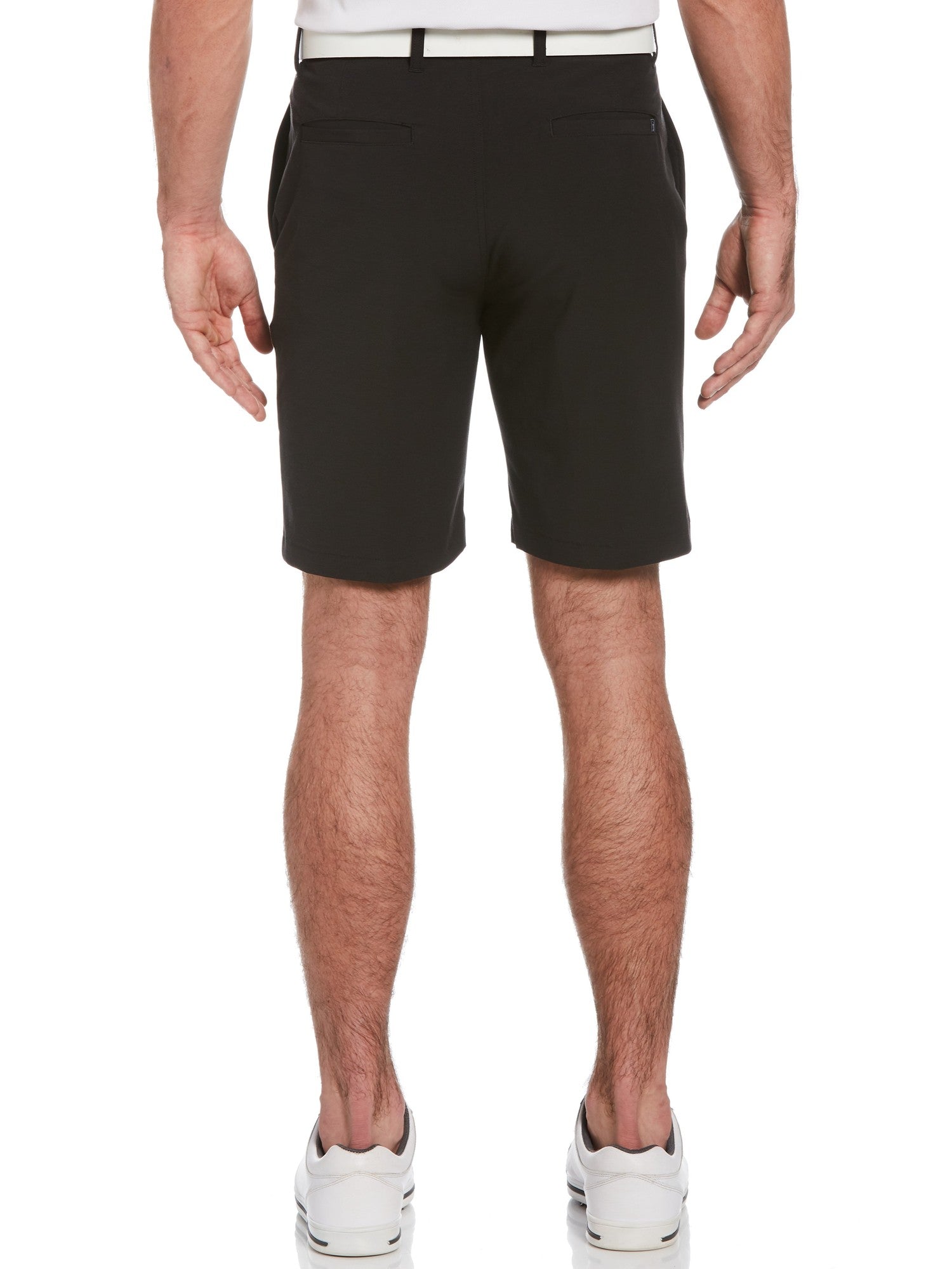 Pga Tour Men's Big & Tall 4 Way Stretch Shorts Black Heather 46