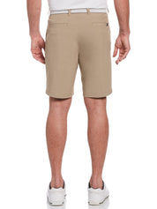 PGA TOUR Mens Flat Front Horizontal Textured Golf Short Khaki 44