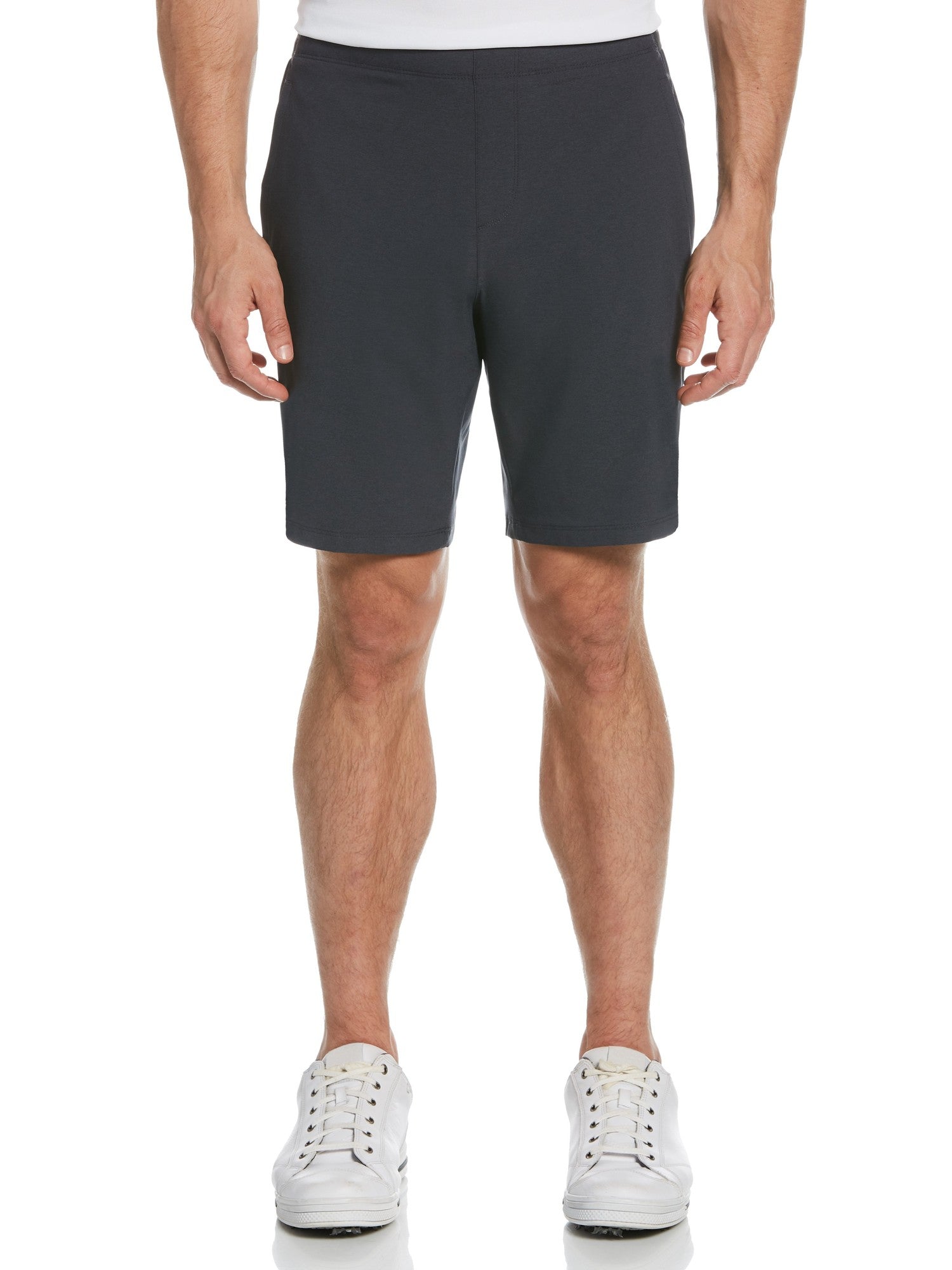 PGA TOUR Mens Textured Dobby Golf Shorts Caviar XL