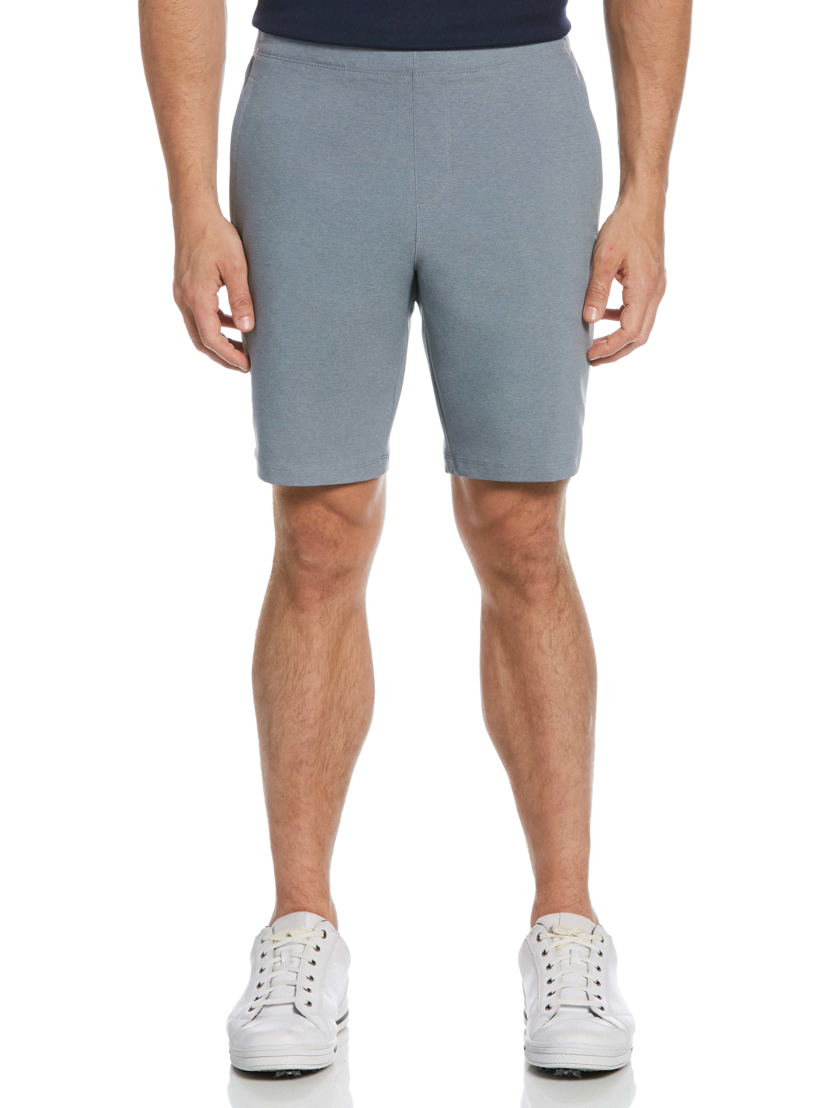 PGA TOUR Mens Textured Dobby Performance Shorts Grey 2XL