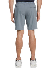 Pga Tour Men's Textured Dobby Performance Golf Shorts Grey Tradewinds Small