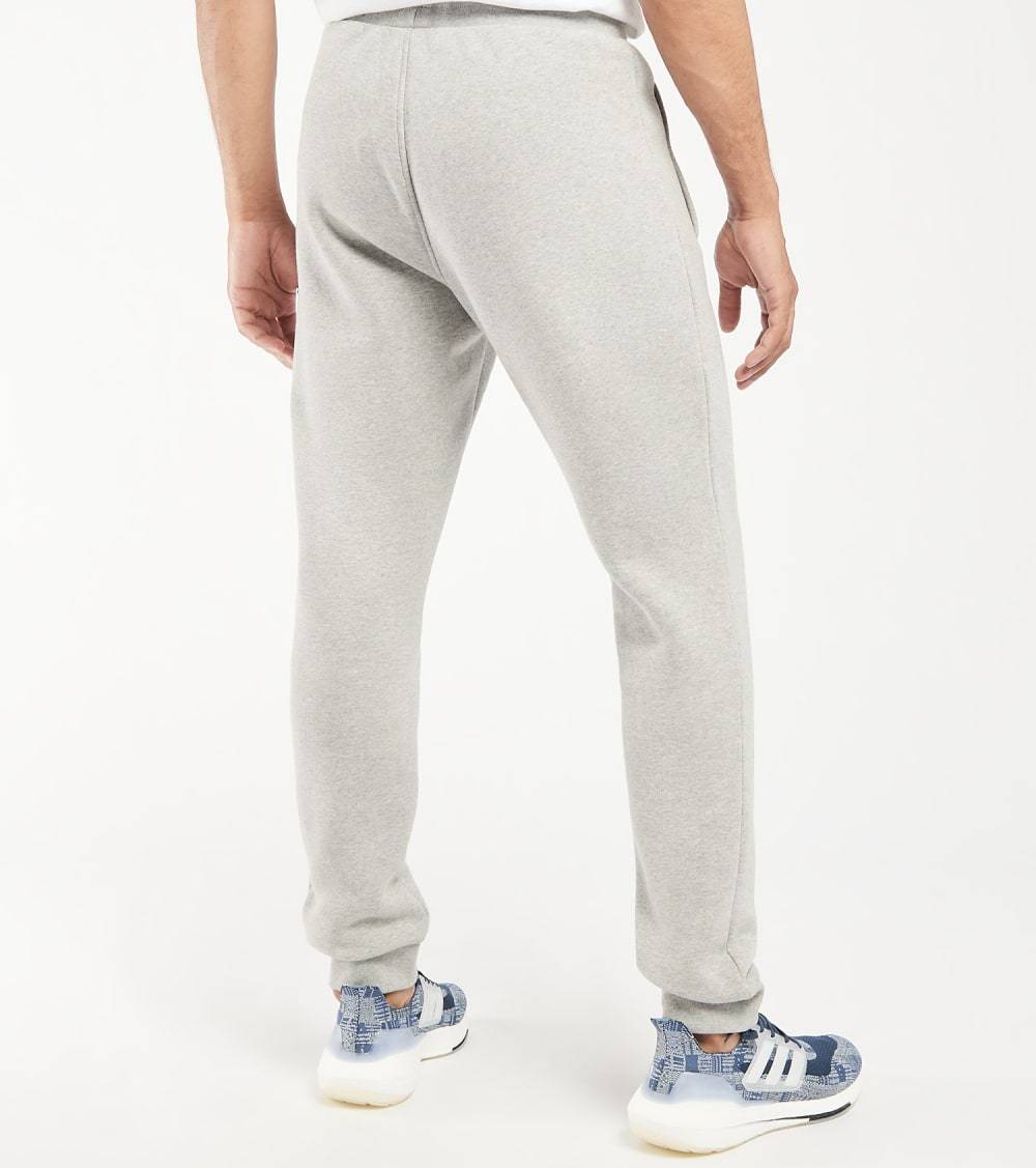 Adidas Men's Slim Fit Originals Fleece Jogger Pants Grey Heather Large
