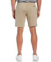 Cubavera Mens Drawstring Knit Shorts Beige Medium