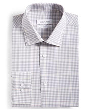Calvin Klein Men's Regular-Fit Stretch Performance Dress Shirt Grey 16.5 34 35