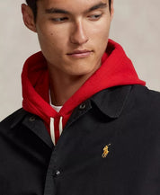 Polo Ralph Lauren Men's Embroidered Lunar New Year Bomber Jacket Medium Black