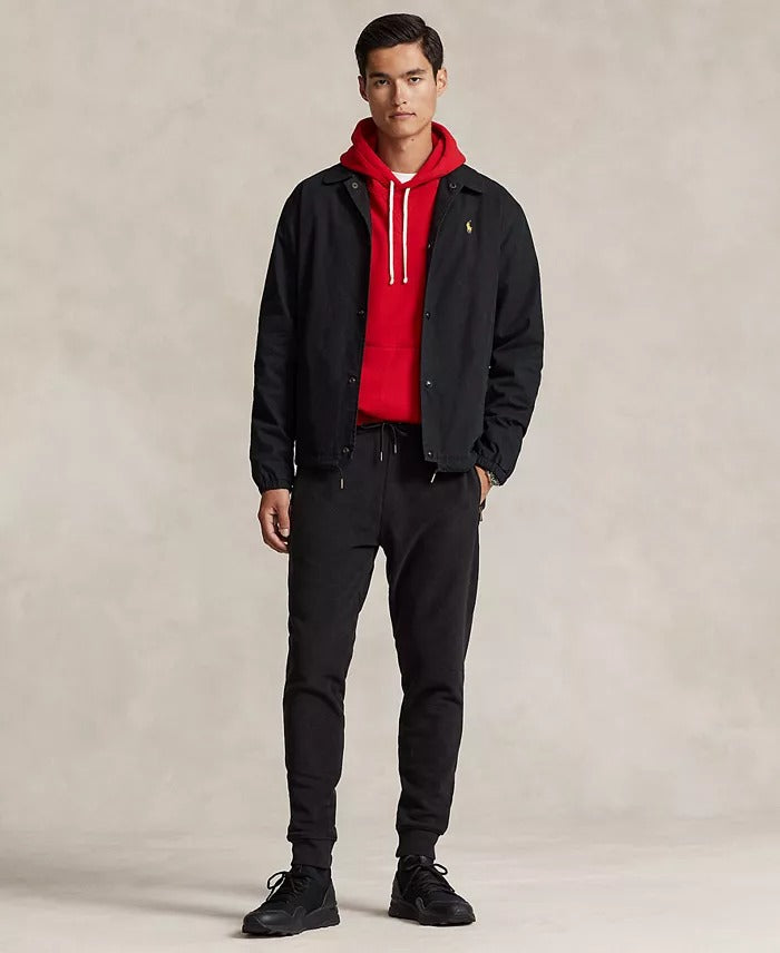 Polo Ralph Lauren Men's Embroidered Lunar New Year Bomber Jacket Medium Black